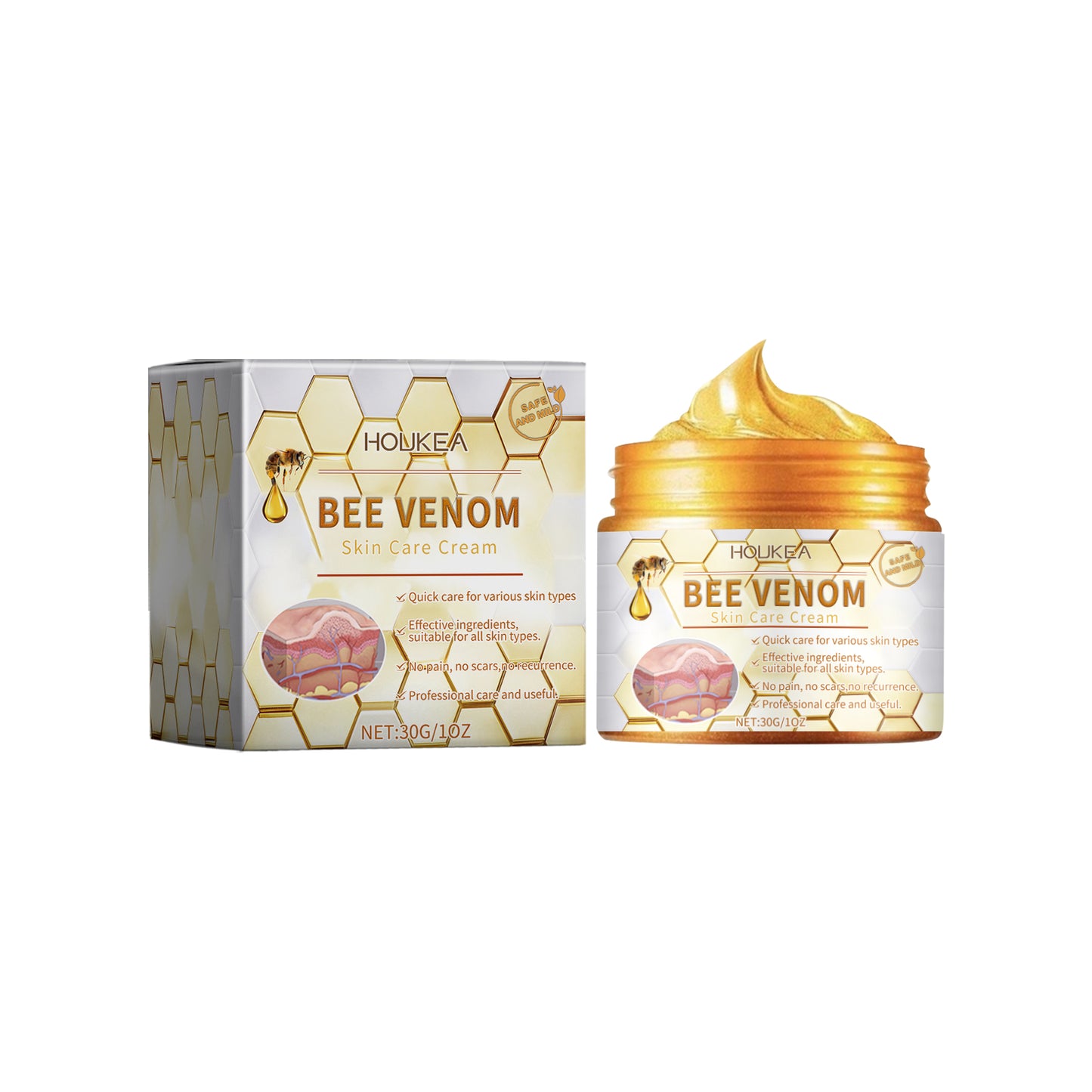 Bee Venom Soothing Repair Cream - Moisturizing Body & Skin Care