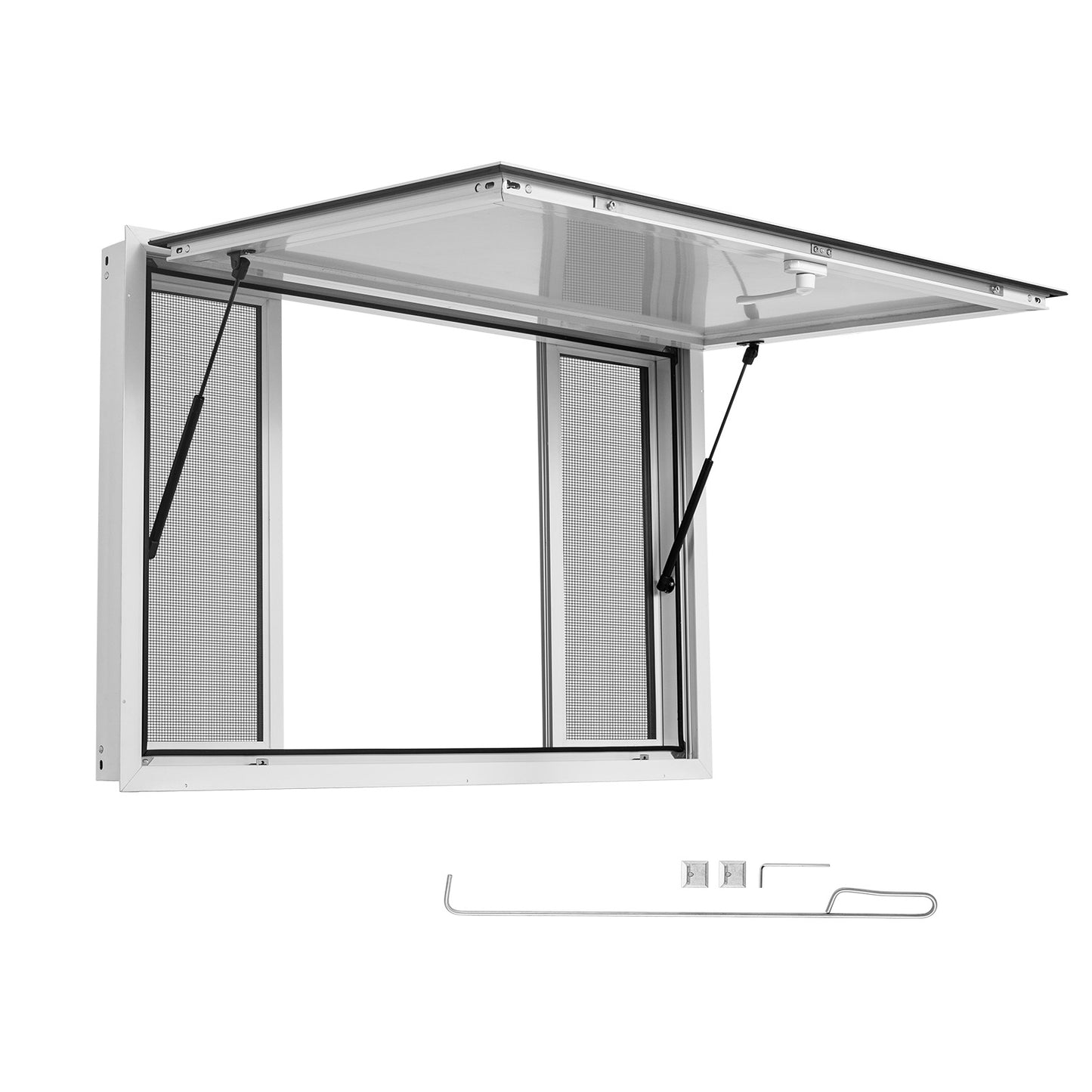 Aluminum Concession Window 60x36 for Food Truck Service with Sliding Screens Rainproof