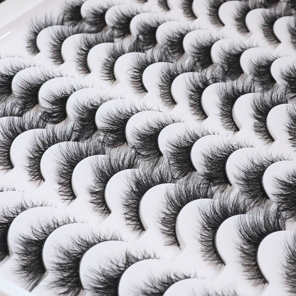 3D False Eyelashes - Multi-Layered Realistic Soft Lashes