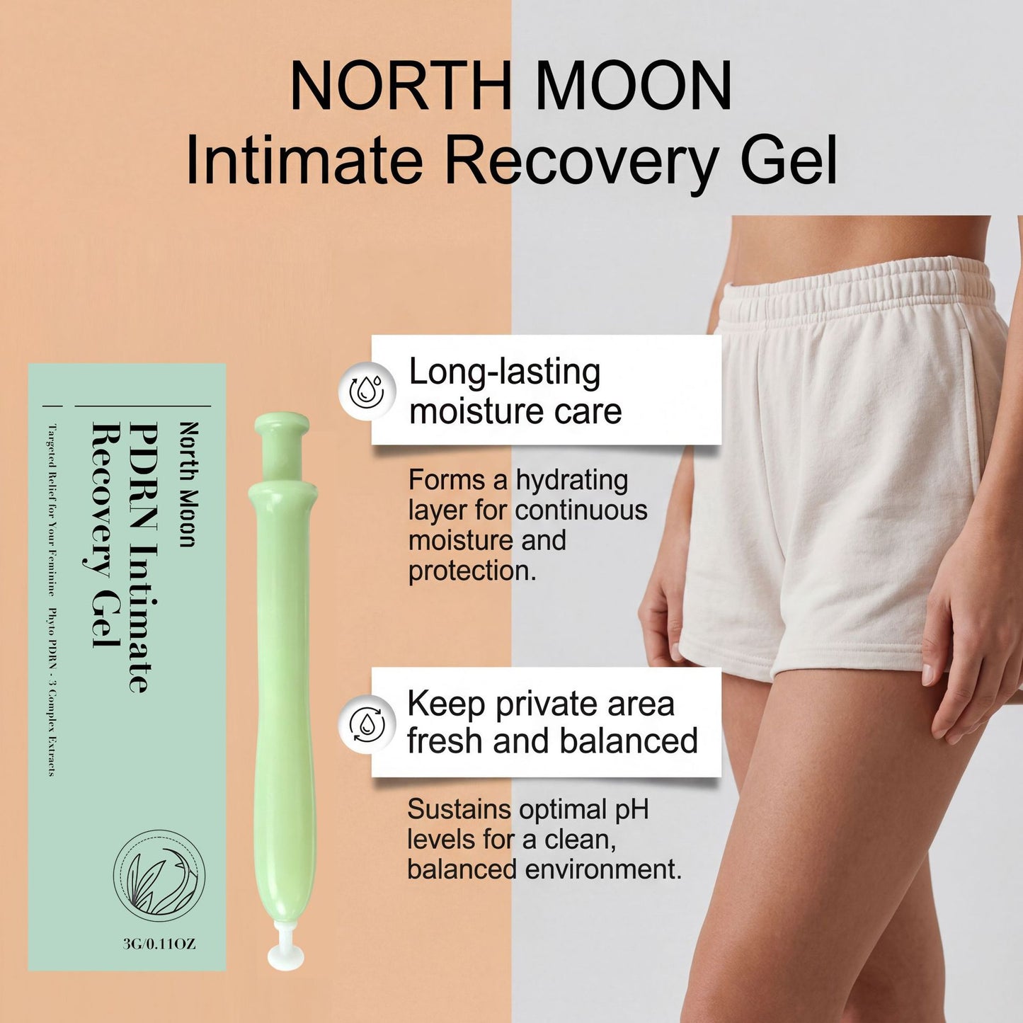 Gentle Daily Female Body Care Gel for Women - Soothing & Hydrating