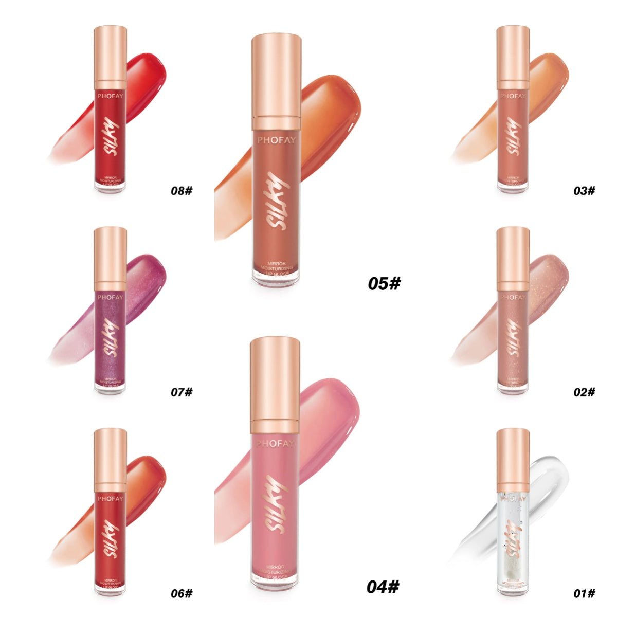 Mirror Moisturizing Lip Gloss - Non-Sticky Hydrating Formula