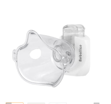 Portable Ultrasonic Nebulizer Mesh Inhaler Device Black