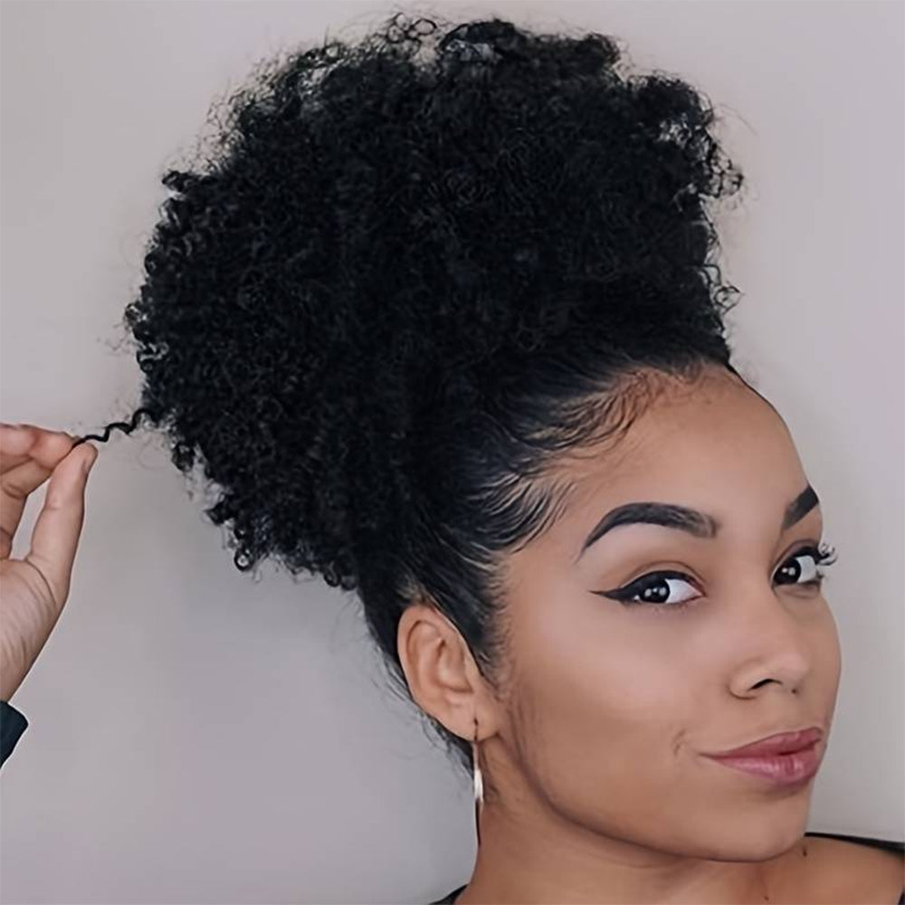 Large Afro Fluffy Micro-Curly Wig