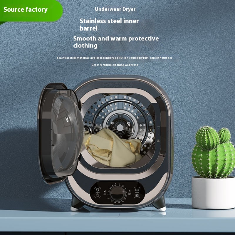 Silent Antibacterial Household Drum Dryer - Compact, Multi-Color Options