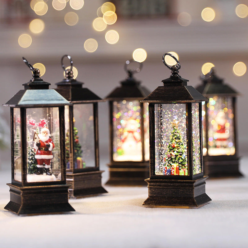 LED Flame Small Oil Lamp - Christmas Decoration Light