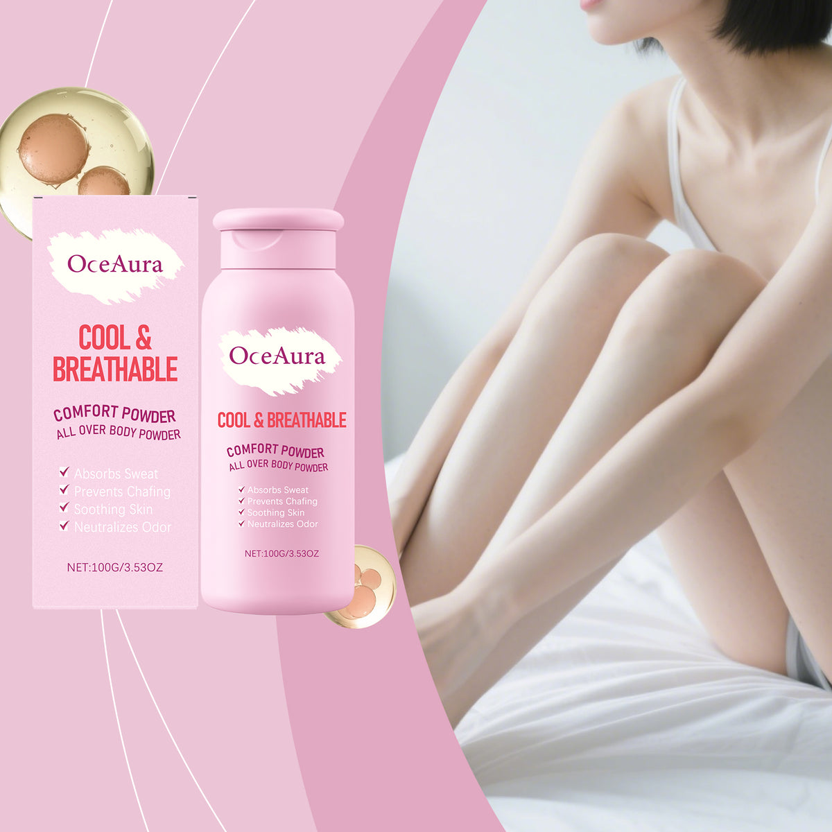 Dry and Refreshing Body Powder - 100g