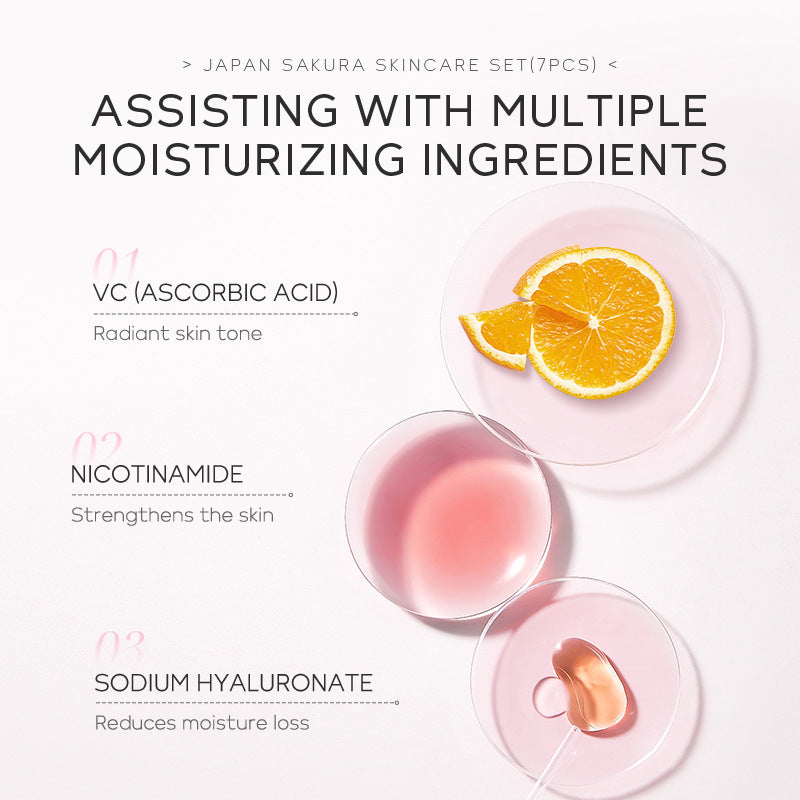 Skin Care Gift Set 7 Pieces Moisturizing & Hydrating Facial Kit