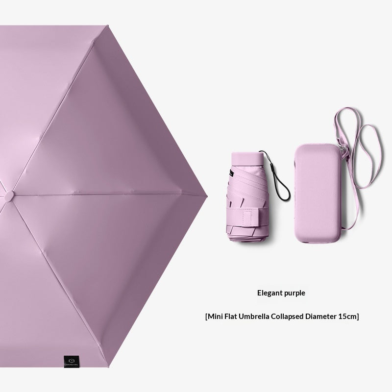 UV-Protective Dual-Purpose Sun and Rain Umbrella - Multiple Colors