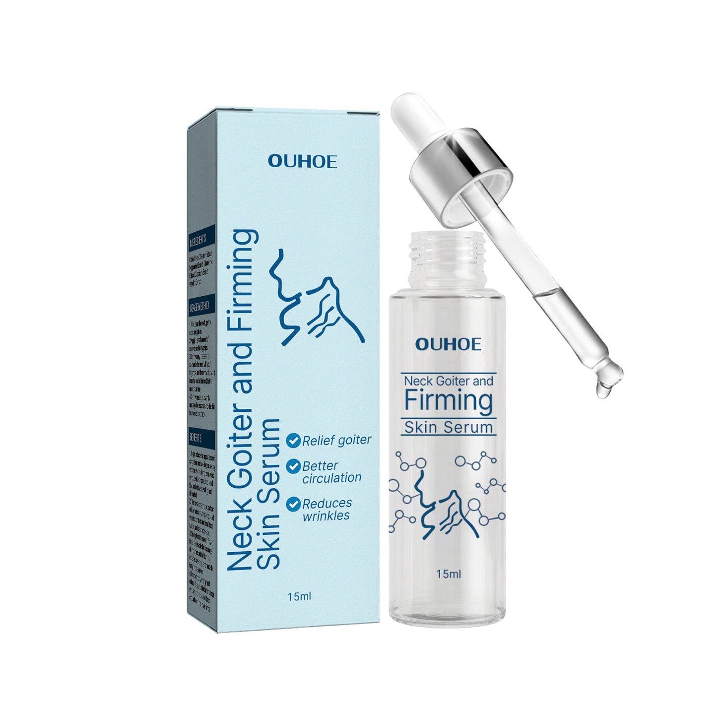 Neck Firming Essence - Moisturizing & Brightening Serum for Fine Lines