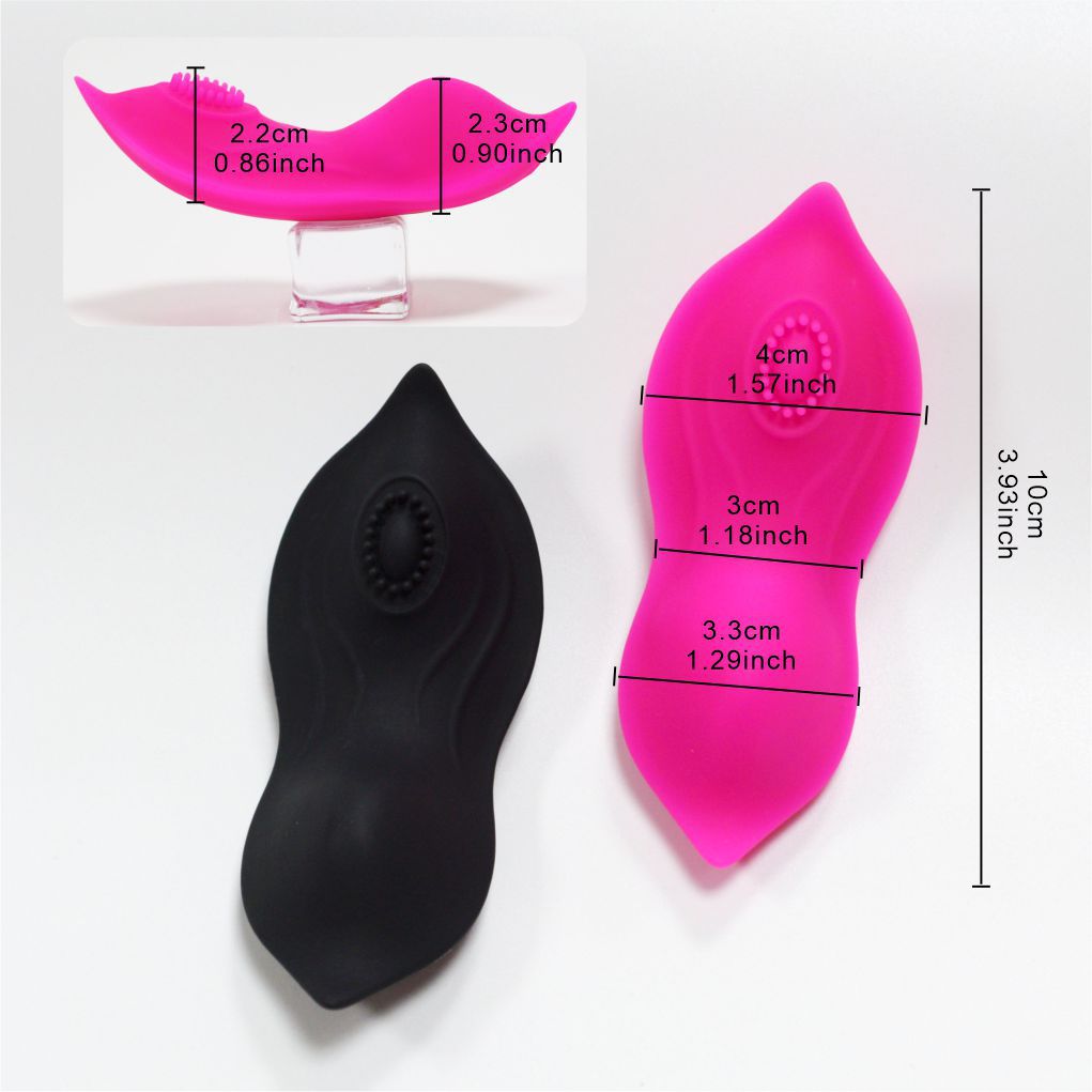 Wireless App Remote Control for Women Multi-Frequency Self-Control Black or Rose Red