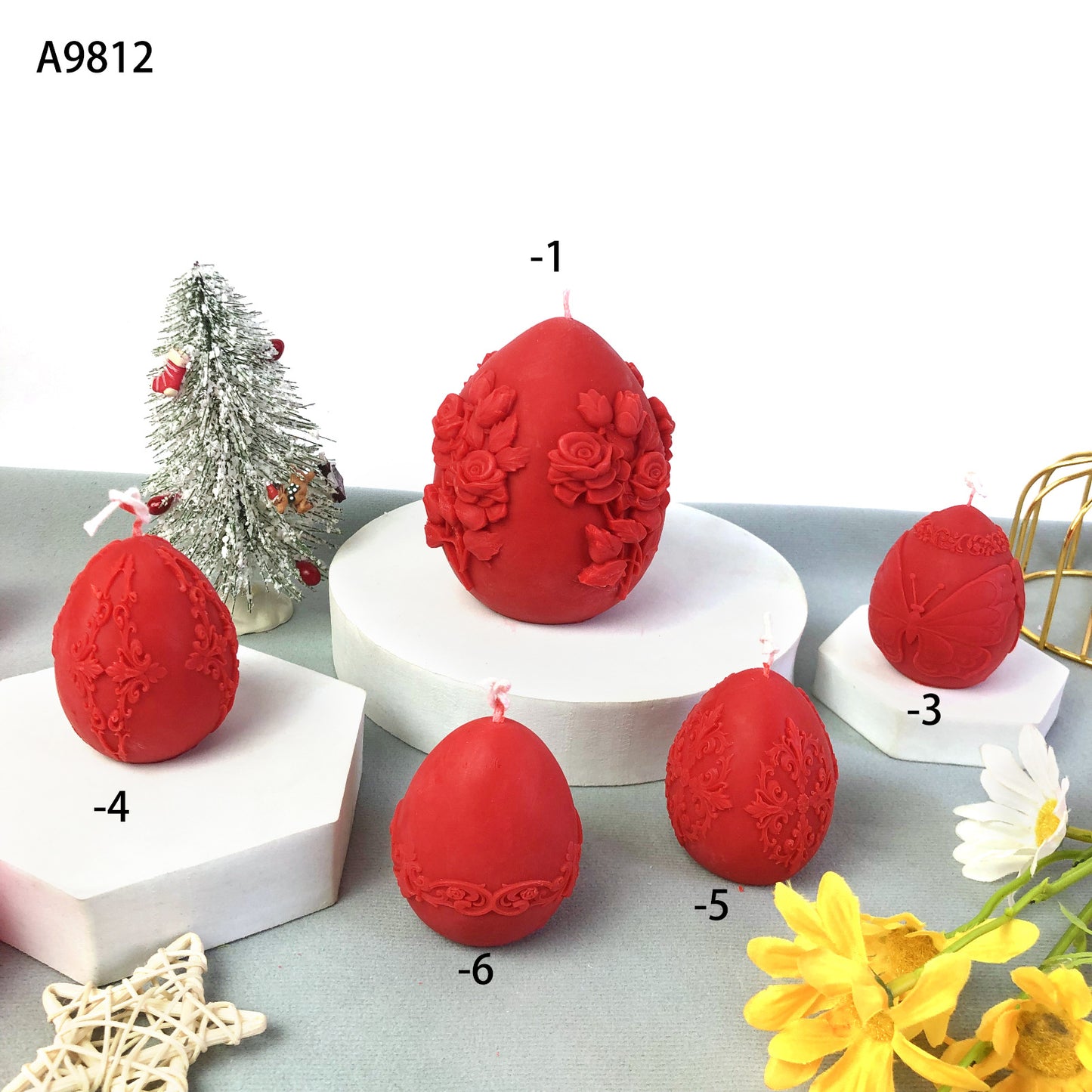 Egg Silicone Mold for Baking, Chocolate, Candle Making & Crafts - Irregular Shapes