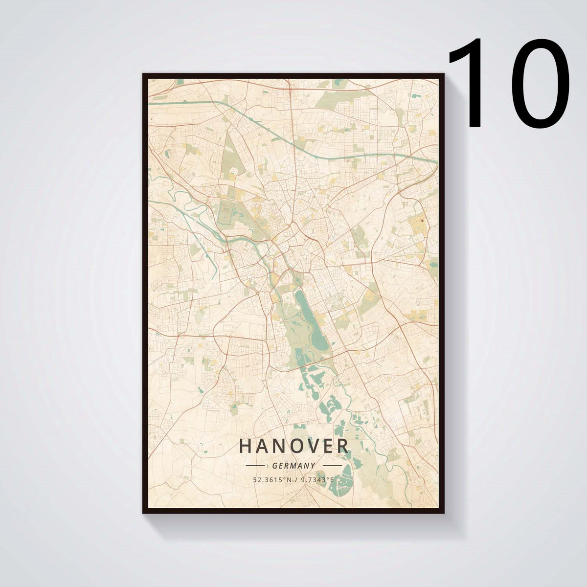 German City Subway Canvas Wall Art Poster - Home Decor