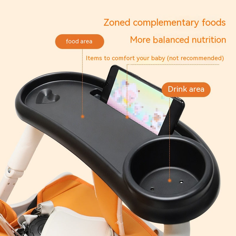 Universal Baby Stroller Dinning Board Plate Removable for Safe Feeding