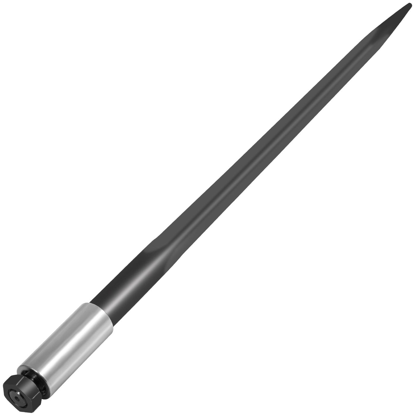 39-Inch Hay Bale Spike - Heavy Duty Square Bale Fork for Tractors & Loaders