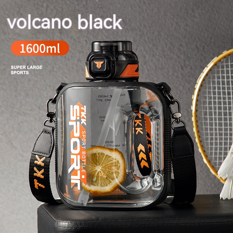 Large Capacity Water Bottle for Outdoor Sports - High Temperature Resistant, Portable Barrel