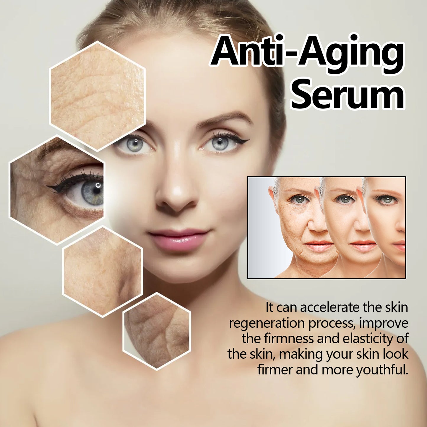 Anti-Aging Facial Serum - Moisturizing & Firming Face Treatment 30ml