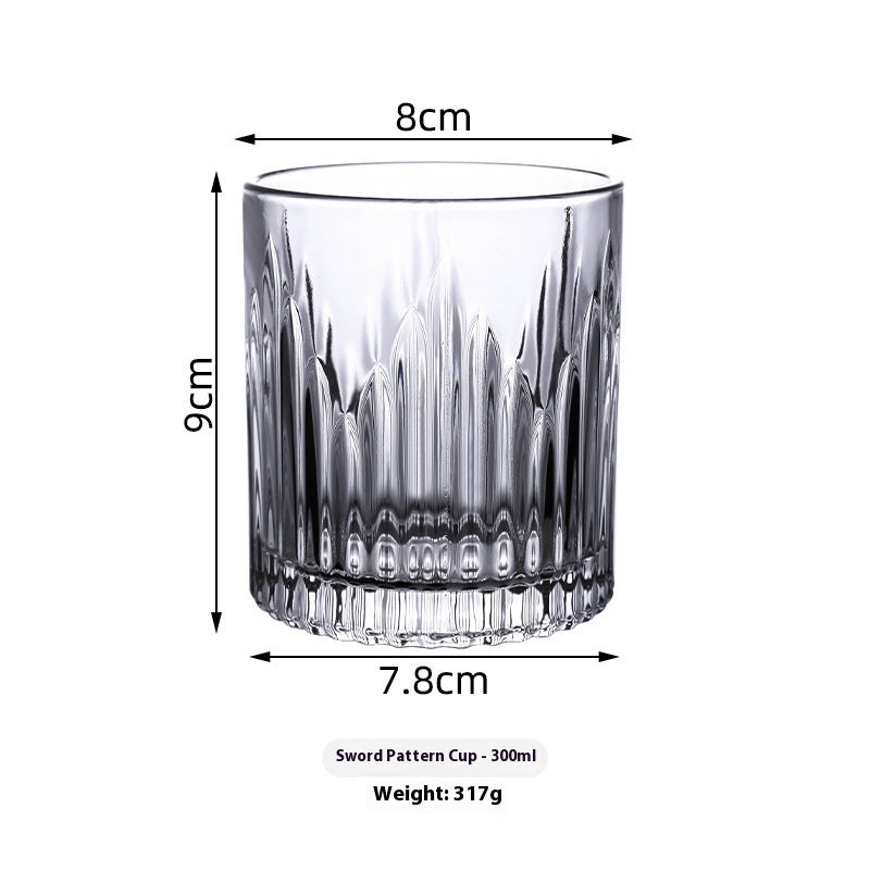 Tipsy Atmosphere Whiskey Shot Glass - High-End Clear Glass Drinkware