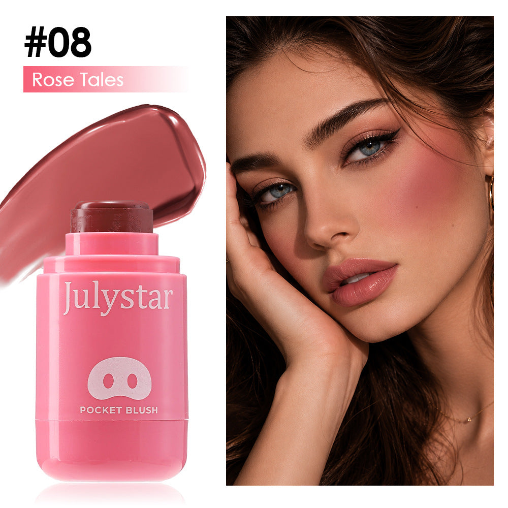 Natural Lip and Cheek Dual-Use Cream Blush - Moisturizing Tinted Makeup