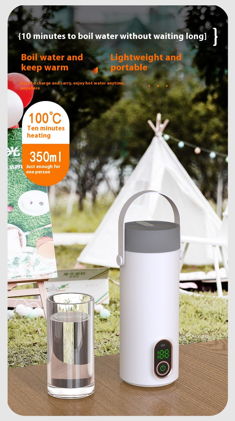 Wireless Portable Water and Electric Cup with Heating Function