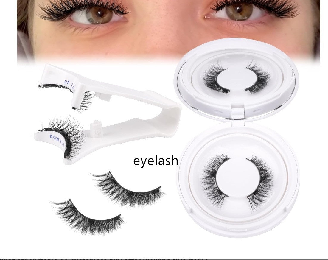 Magnetic False Eyelashes - Natural Mink Lash Set with Applicator Tool