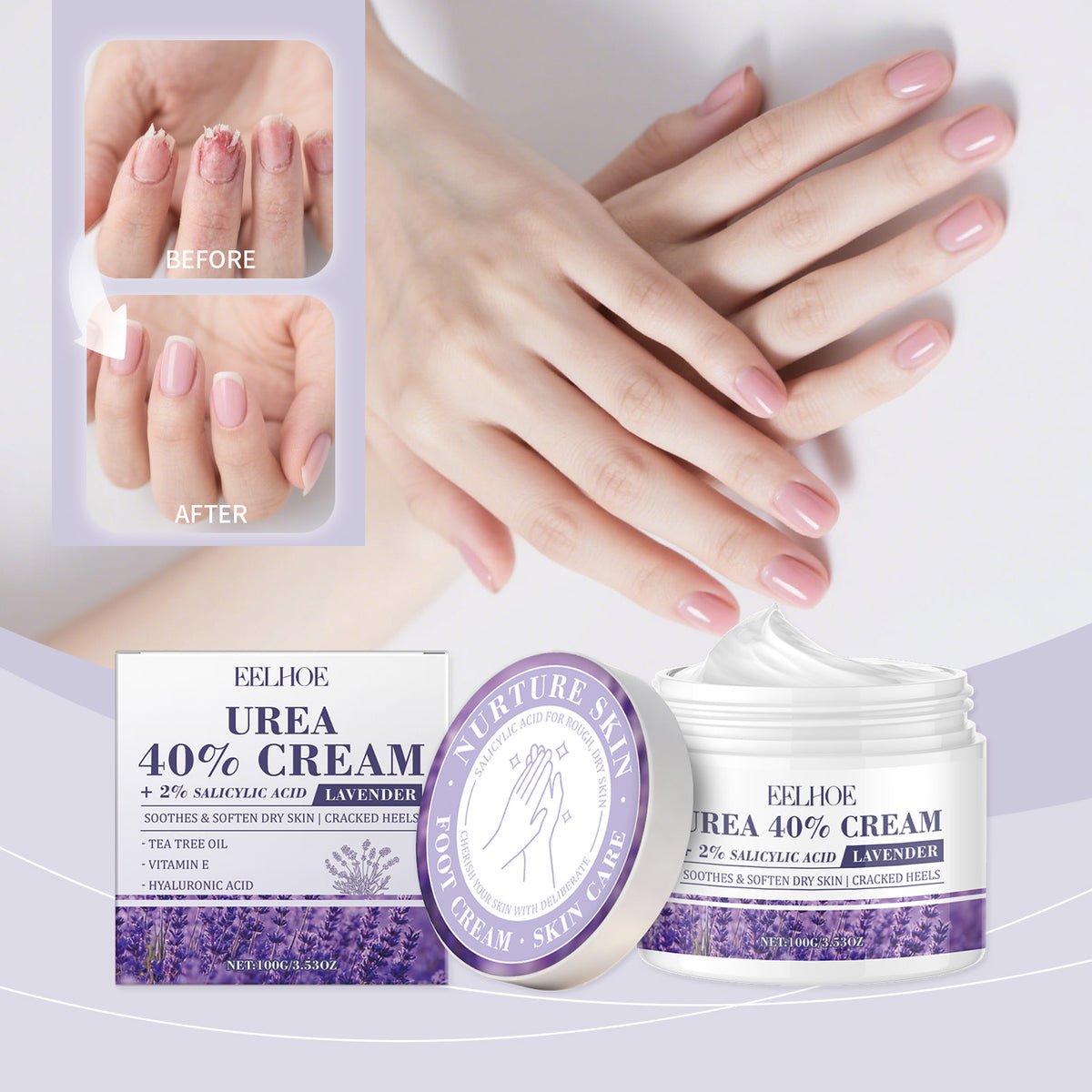 Urea Moisturizing Hand & Foot Cream – 100g