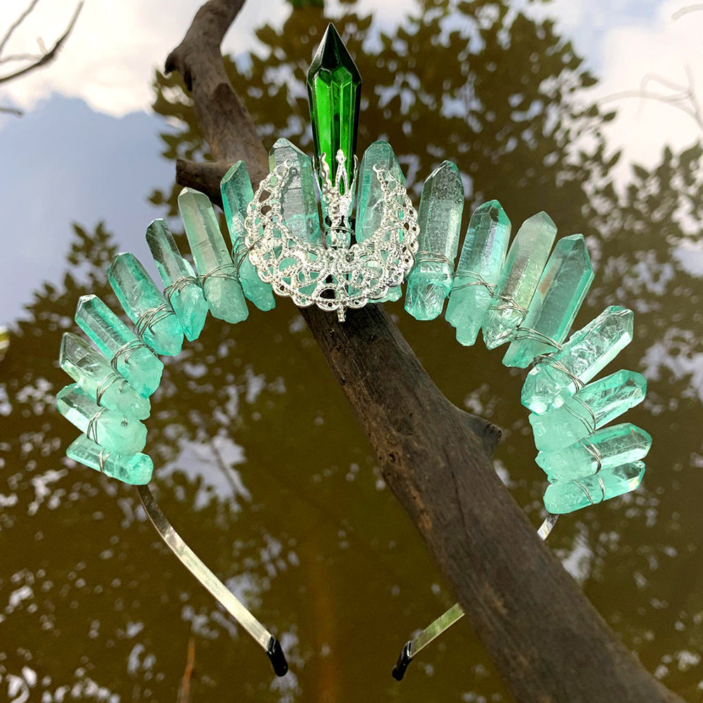 Crystal Moon Handmade Hair Band