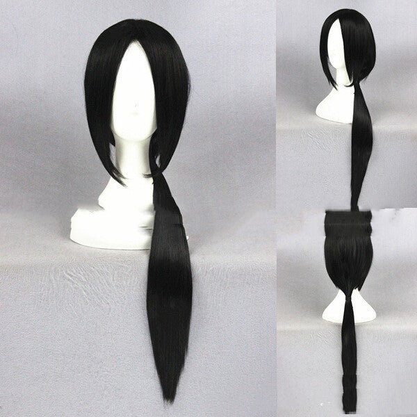 75cm Middle Part Cosplay Wig - Black