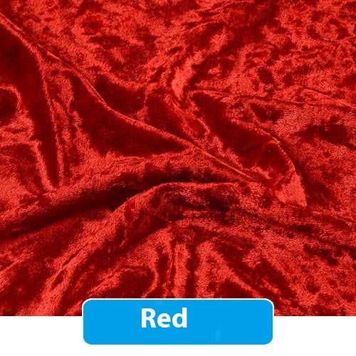 Multicolor Stretch Diamond Velvet Fabric for Craft & Upholstery - 1m, 150D