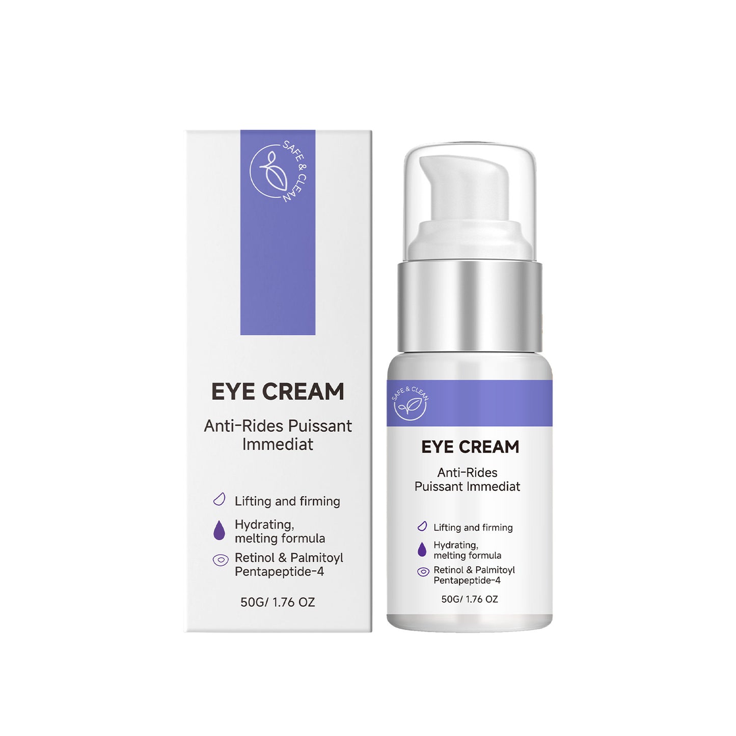 Hydrating Retinol Eye Cream for Moisturizing and Skin Rejuvenation - 50G