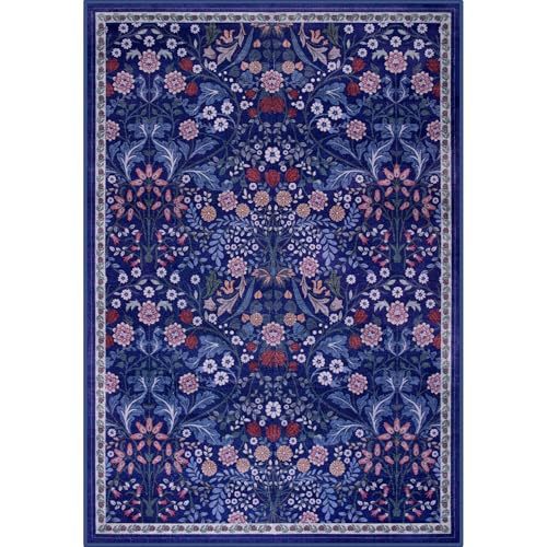 Vintage American-Style Rug for Living Room Non-Slip & Stain-Resistant Floor Mat