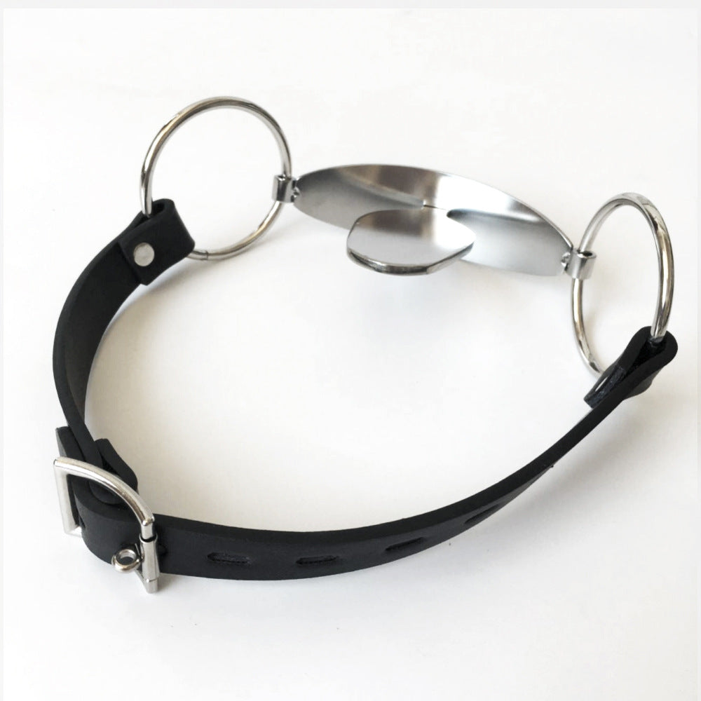Stainless Steel Tongue Flail for Adult Wellness - Black