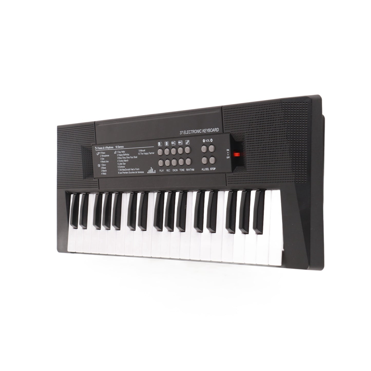 37-Key Electric Keyboard for Kids with Microphone & Recording Function