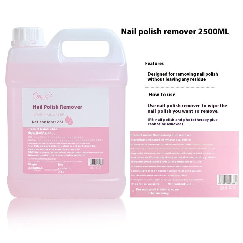 Nail Art Press Bottle Cleaning Solution for Nail Removal & Care - 1000ml