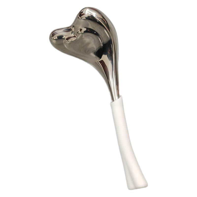 Stainless Steel Facial Ice Ball Massage Spoon - Hot & Cold Beauty Tool