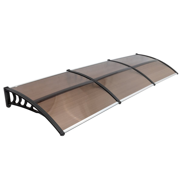 Door & Window Rain Cover - Brown Board with Black Holder