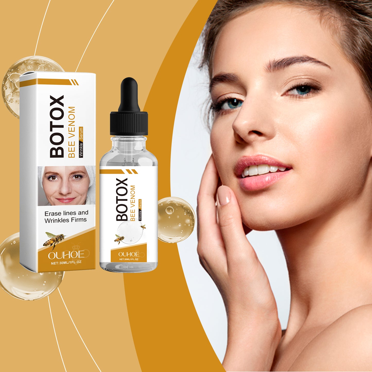 Bee Venom Facial Essence 30ml - Moisturizing Rejuvenation Skin Serum