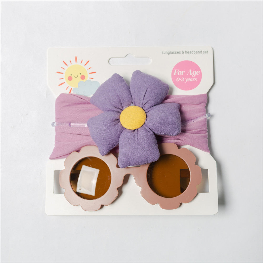Children's Hair Band Glasses Set - Kids Hair Accessories for 3-6 Years
