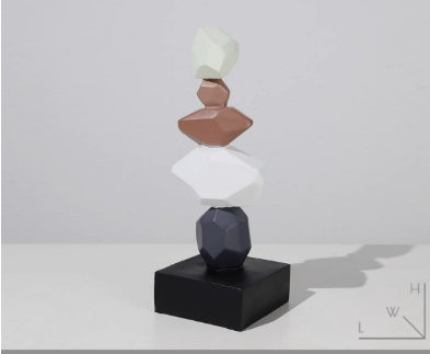 Abstract Resin Sculpture Decorations for Home & Garden - Multiple Styles