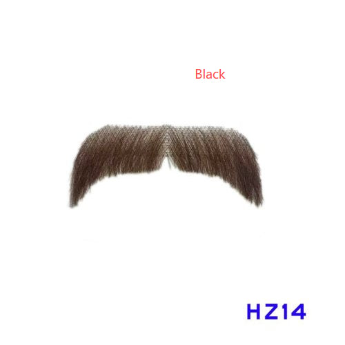 Hand-Woven Fake Beard & Eyebrow Makeup Props for Film & TV