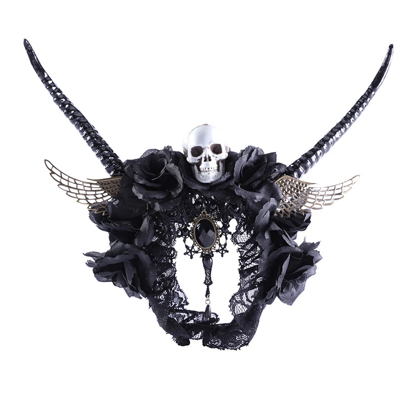Dark Style Party Headband - Black