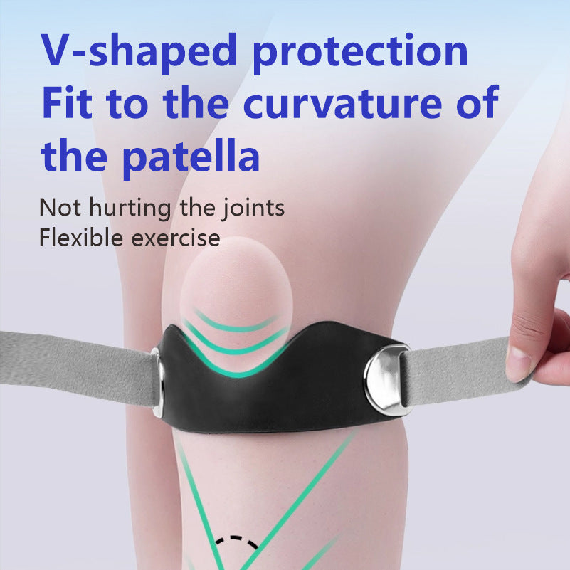 Knee Brace with Patella Strap – Adjustable Support for Running & Cycling