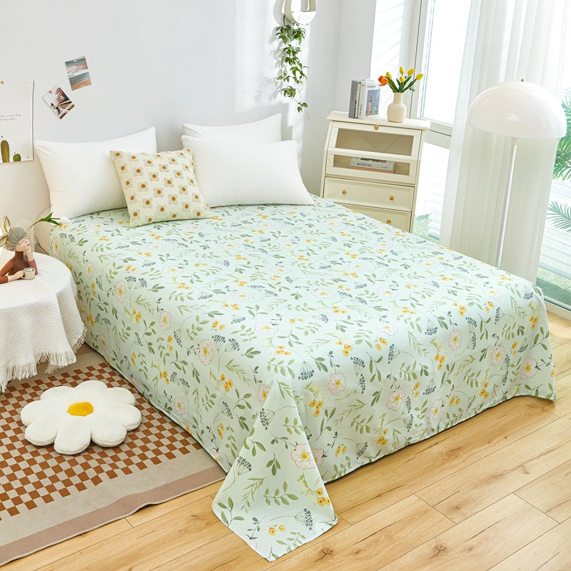 Cotton Printed Twill Bed Sheets - Multiple Sizes & Patterns Available