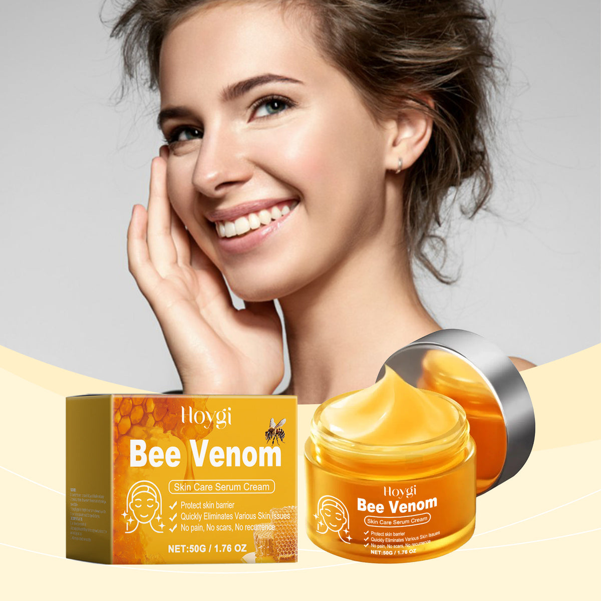 Moisturizing Skin Care Cream for Dry Skin Relief - 50g Nourishing Facial Moisturizer