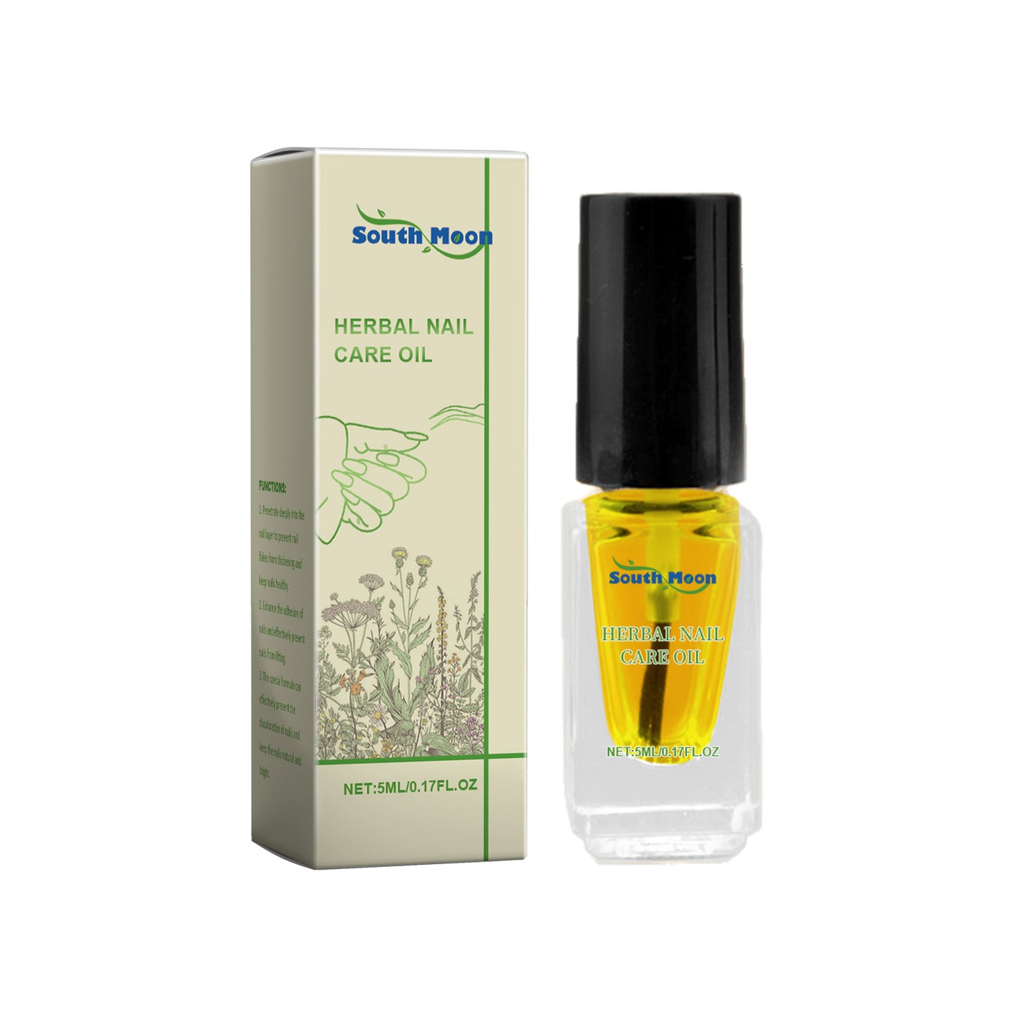 Herbal Nail Care Oil - Nourishing Cuticle Repair & Nail Strengthening