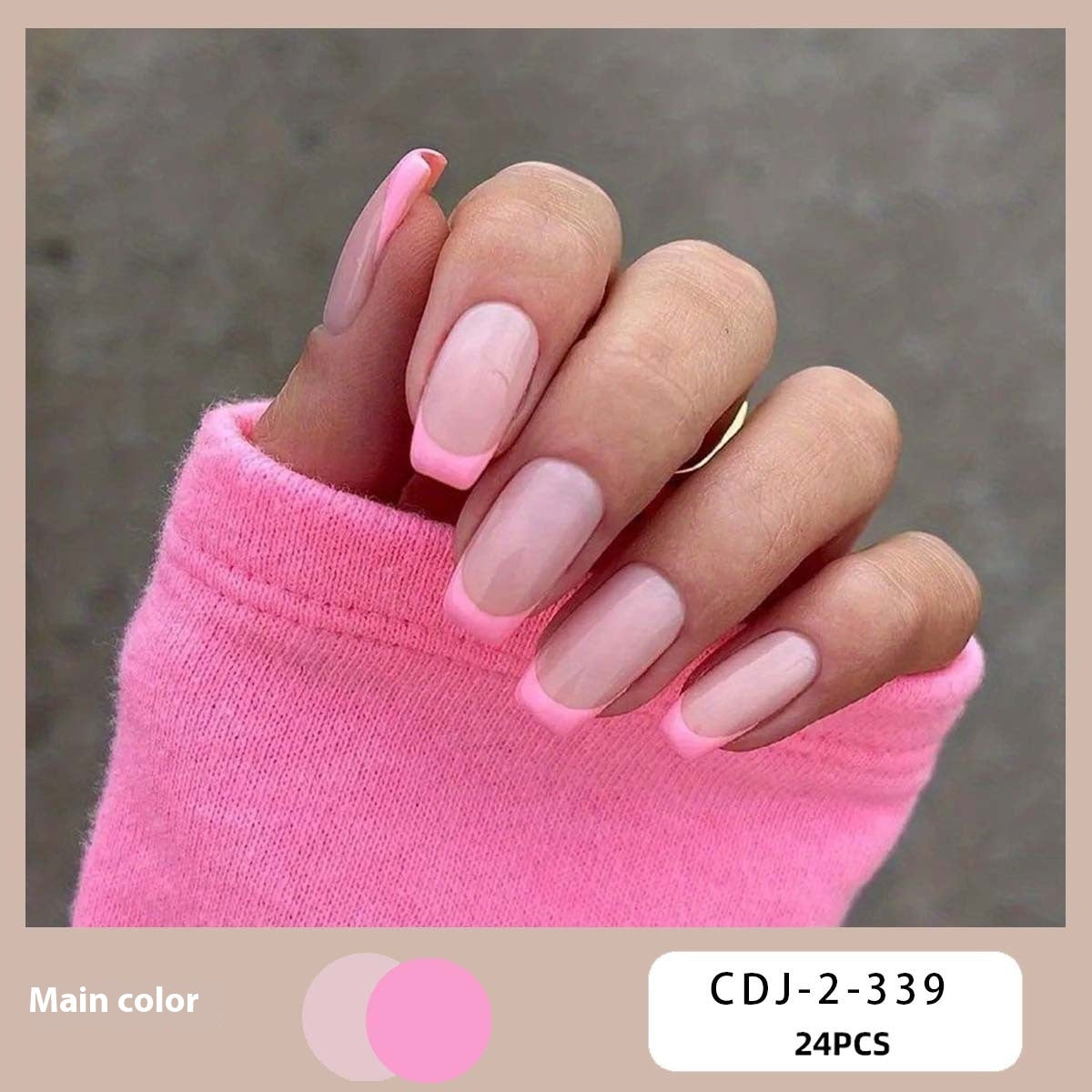 European, American & French Style Fake Nail Patch Set for Nail Art