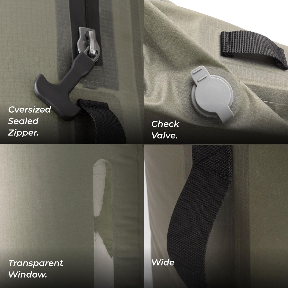 Waterproof Nylon TPU Compression Storage Bags Set - Travel & Home Organization
