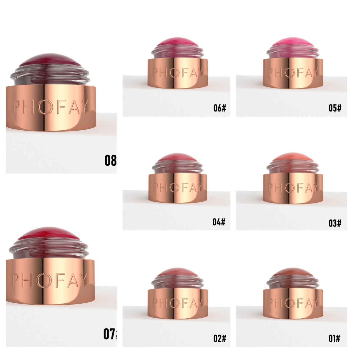 Long-Lasting Mousse Blush Cream - Lightweight Blendable Cheek & Lip Tint