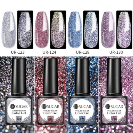 Nail Polish Glue 7ml Gel - Multi Color
