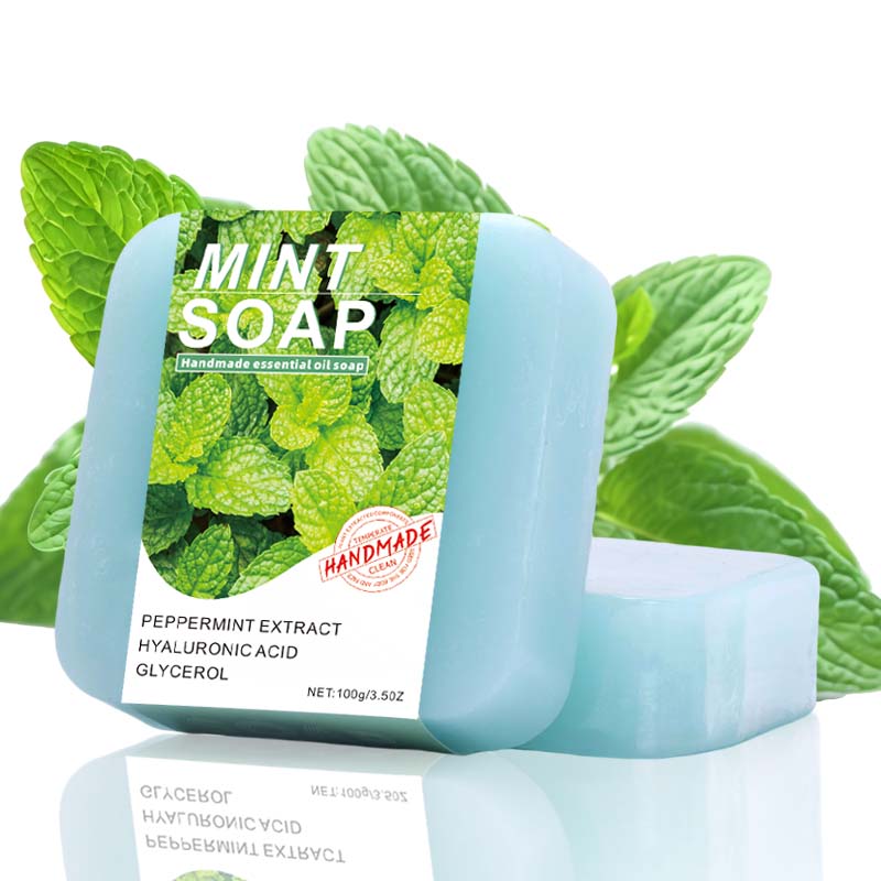 Peppermint Essential Oil Soap Bar - 100g