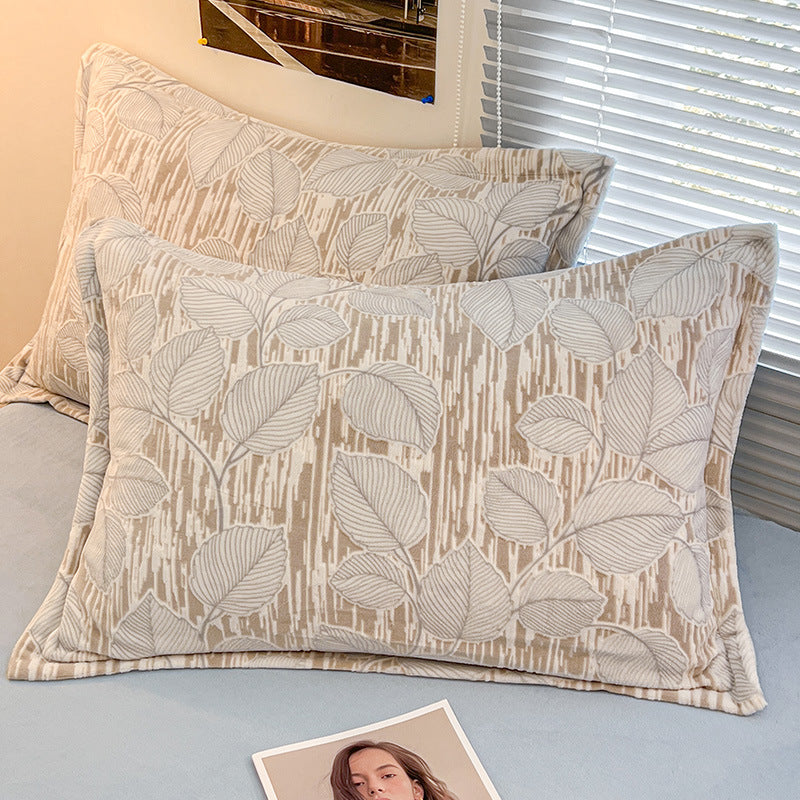 Extra-Thick Milk Velvet Pillowcases - Soft Home Textiles, 1 Pair
